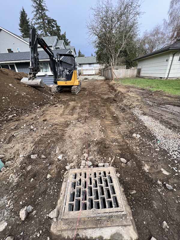 How to create a driveway excavation