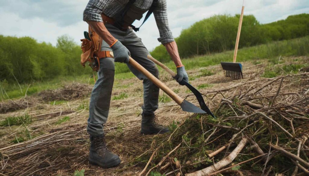 Brush Mulching By Hand in Washington