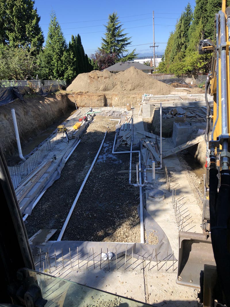 Basement and Foundation Excavation with Indepth Excavation in Snohomish County Washington
