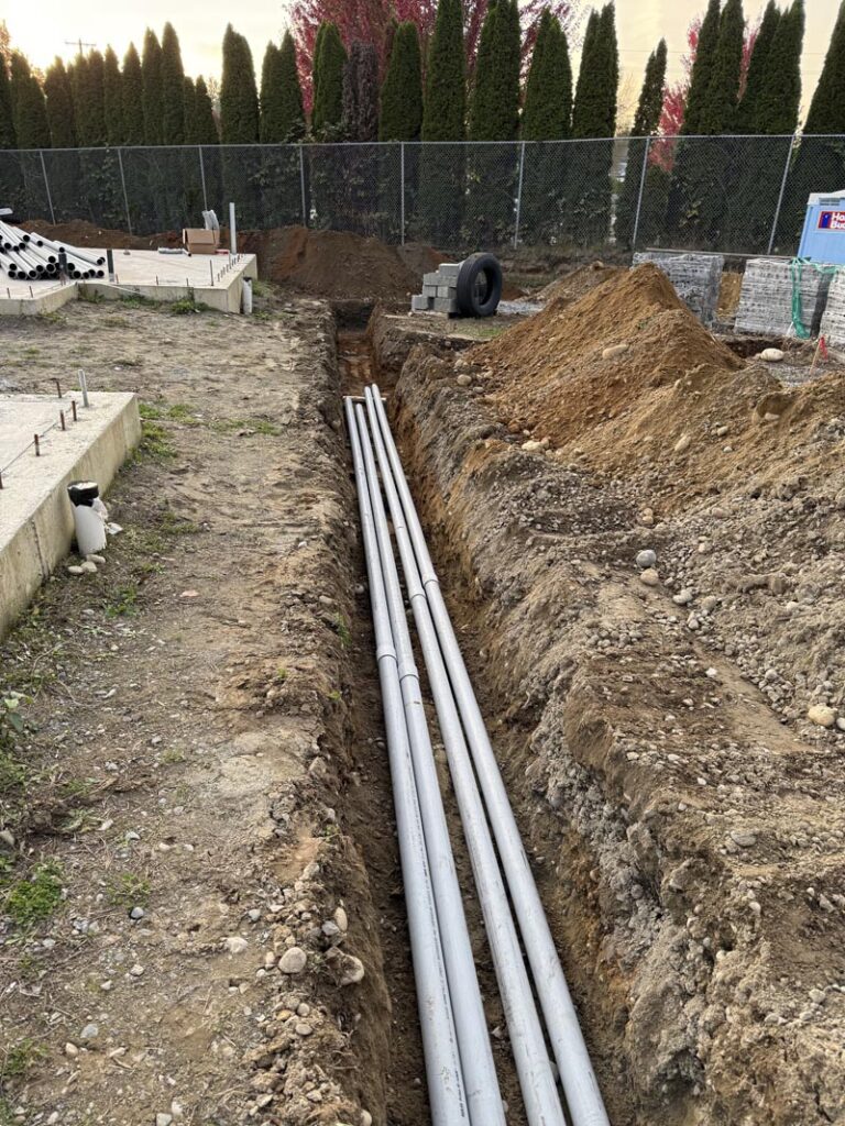 Parallel Pipe Trench Excavation for Utility Installation – INDepth Excavation